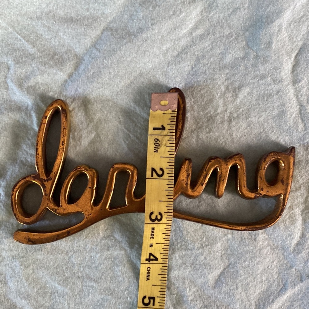 "Darling" Metal Decorative Word
Object! - Picture 7 of 7